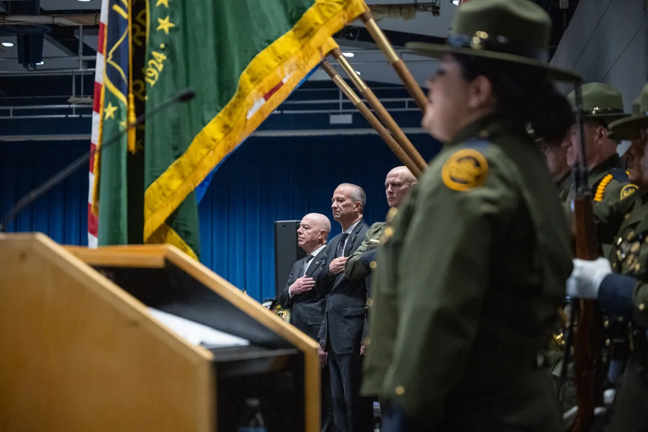 Image: DHS Secretary Alejandro Mayorkas Delivers Remarks at HQ Border Patrol Centennial (013)