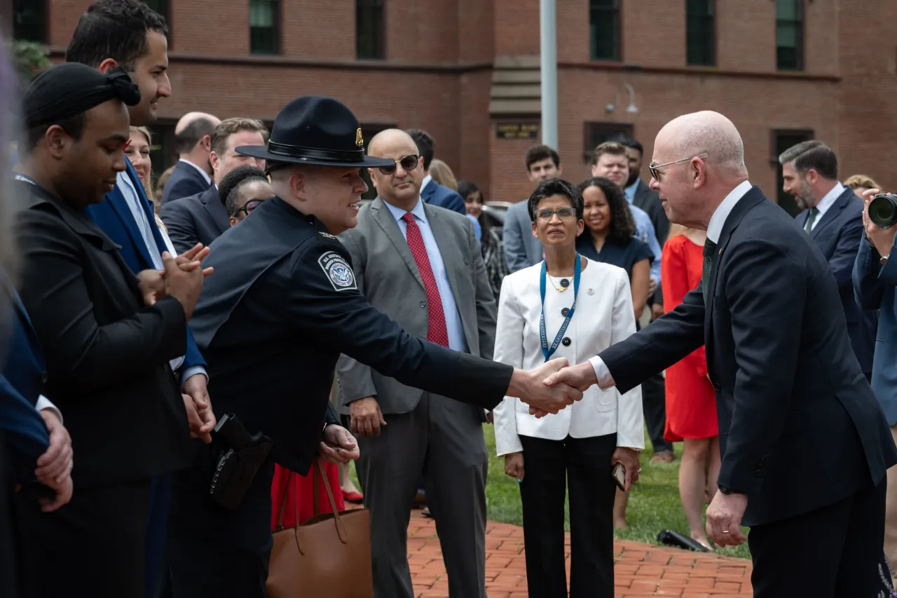 Image: DHS Headquarters Raises Pride Flag 2024 (016)