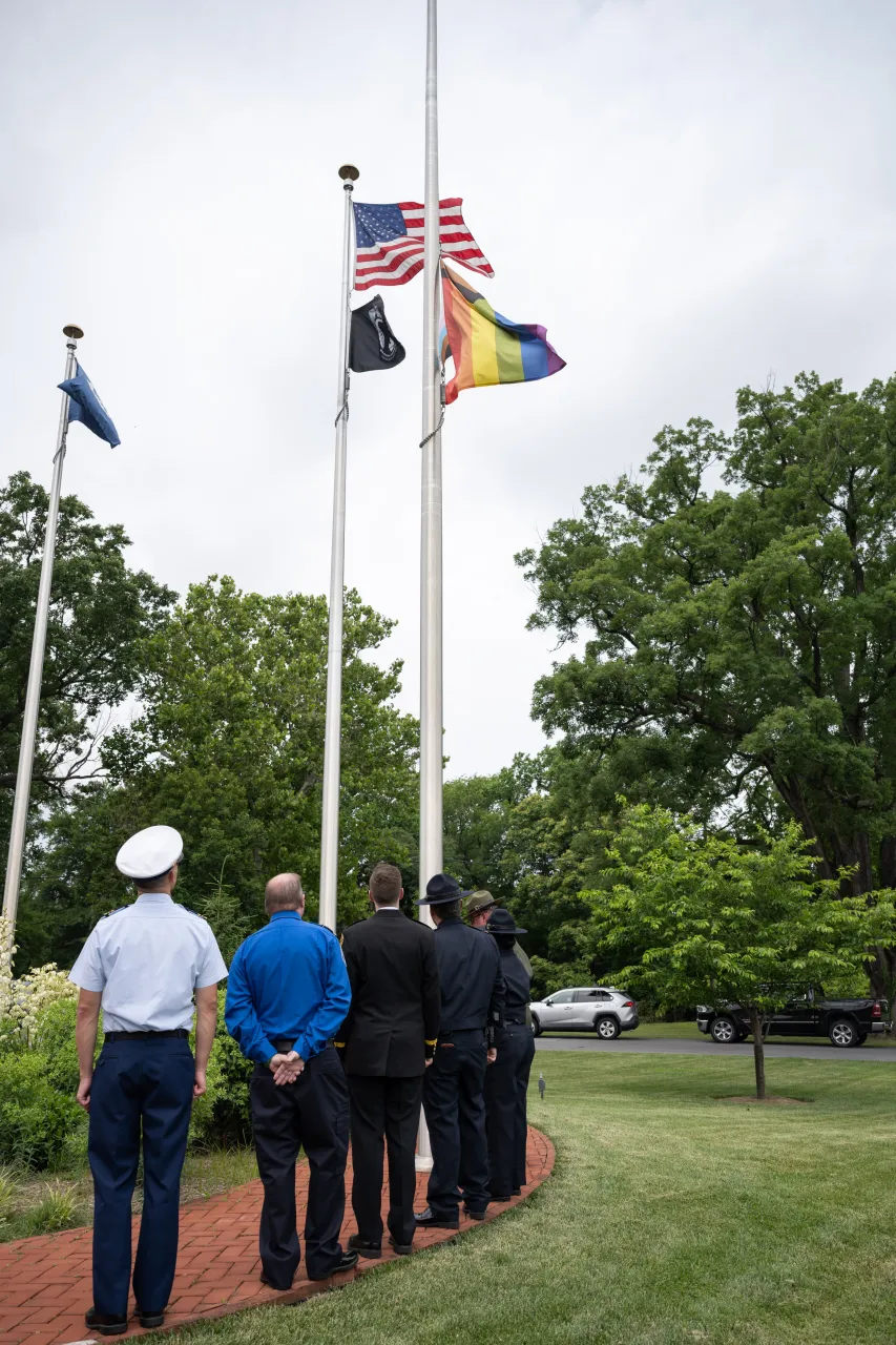 Image: DHS Headquarters Raises Pride Flag 2024 (038)