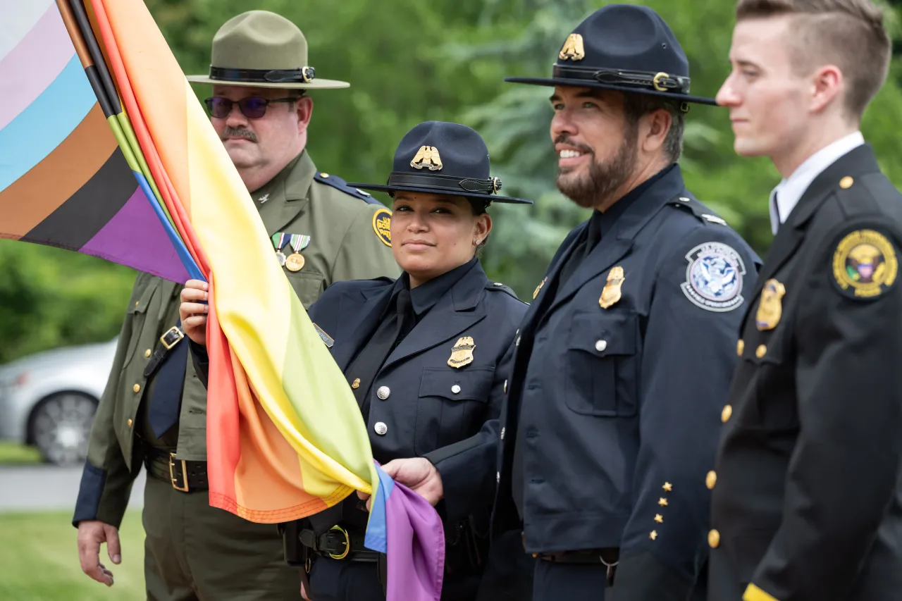 Image: DHS Headquarters Raises Pride Flag 2024 (055)