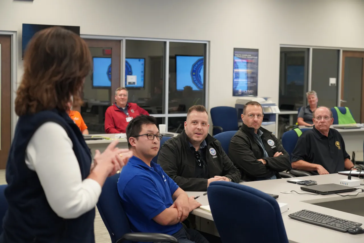 Image: FEMA and SBA's Associate Administrators Visit Spartanburg's Emergency Operation Center in SC. (002)