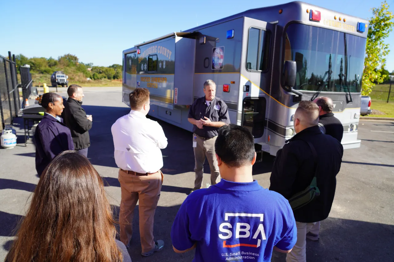 Image: FEMA and SBA's Associate Administrators Visit Spartanburg's Emergency Operation Center in SC. (012)