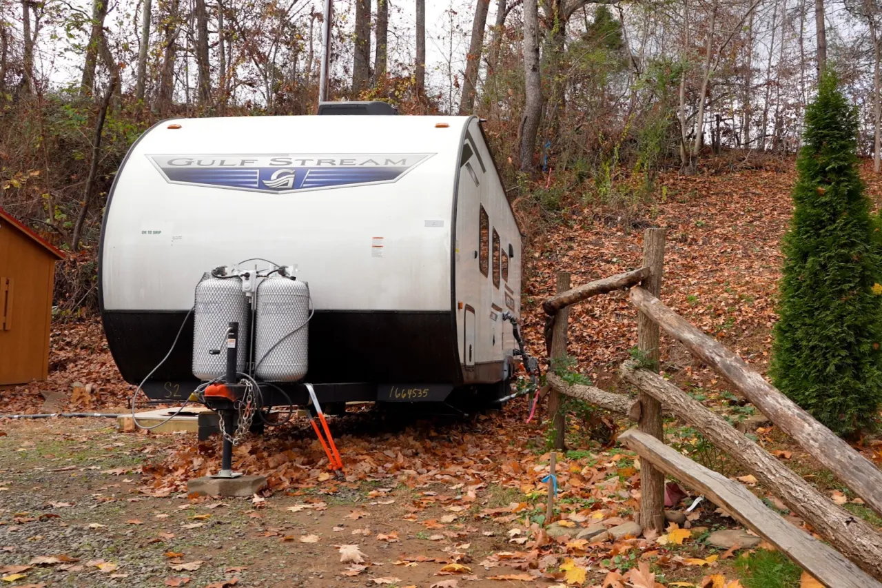 Image: Disaster Survivor Receives FEMA Travel Trailer in North Carolina (008)