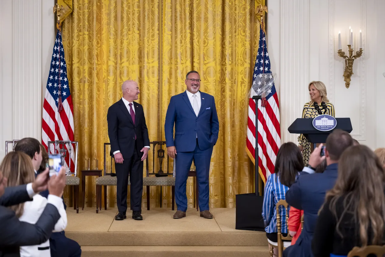 Image: DHS Secretary Alejandro Mayorkas delivers remarks at the White House Summit, Back to School Safely: Cybersecurity for K-12 Schools  (010)