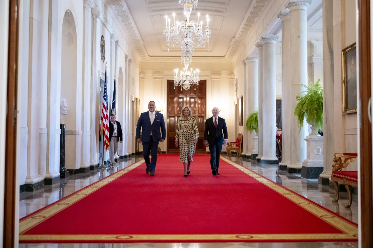 Image: DHS Secretary Alejandro Mayorkas delivers remarks at the White House Summit, Back to School Safely: Cybersecurity for K-12 Schools  (011)