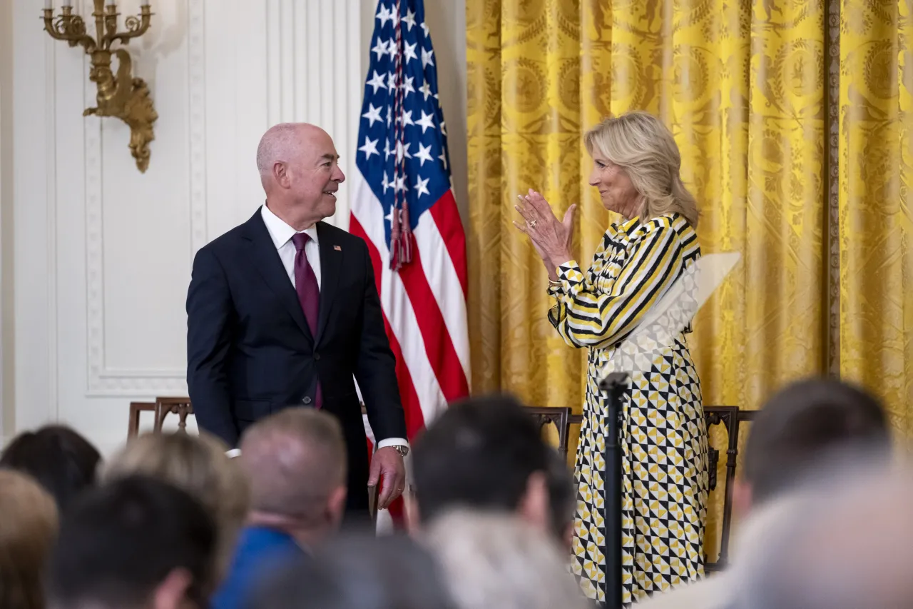 Image: DHS Secretary Alejandro Mayorkas delivers remarks at the White House Summit, Back to School Safely: Cybersecurity for K-12 Schools  (029)