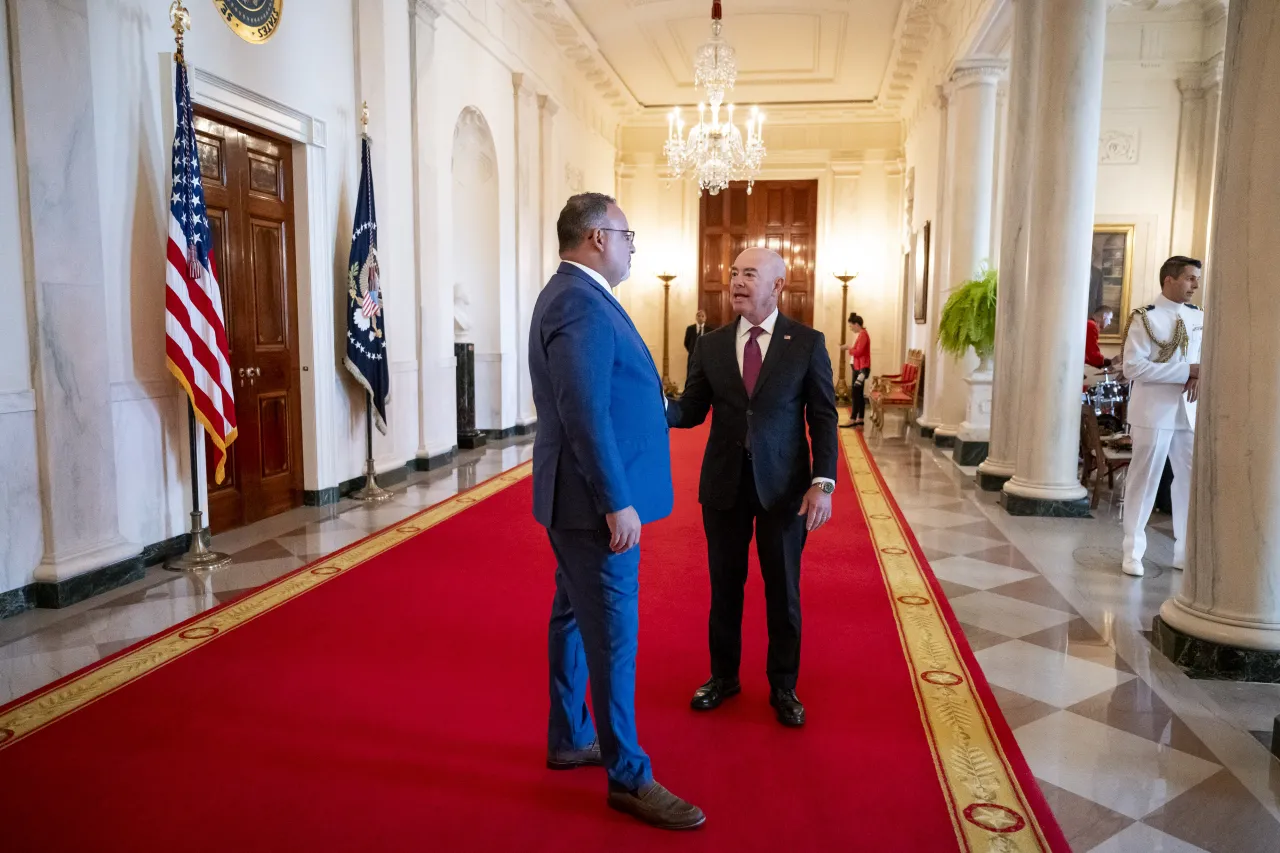 Image: DHS Secretary Alejandro Mayorkas delivers remarks at the White House Summit, Back to School Safely: Cybersecurity for K-12 Schools  (043)