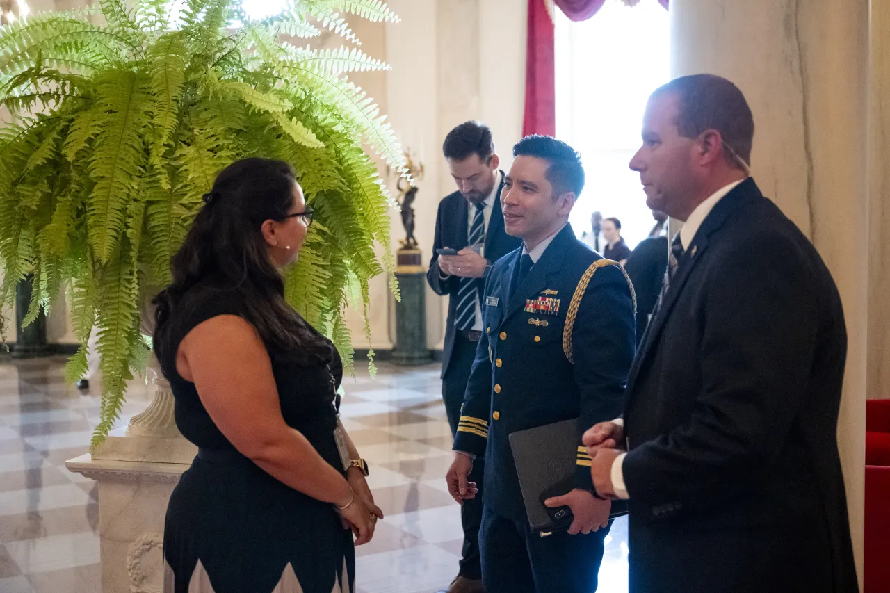 Image: DHS Secretary Alejandro Mayorkas delivers remarks at the White House Summit, Back to School Safely: Cybersecurity for K-12 Schools  (046)