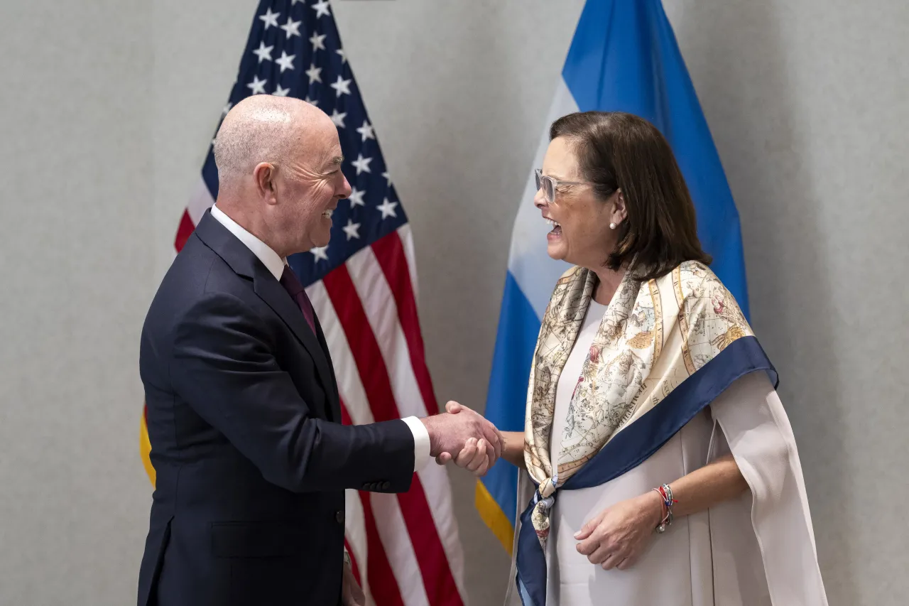 Image: DHS Secretary Alejandro Mayorkas Participates in a Bilateral Meeting with El Salvador Minister of Foreign Affairs  (001)