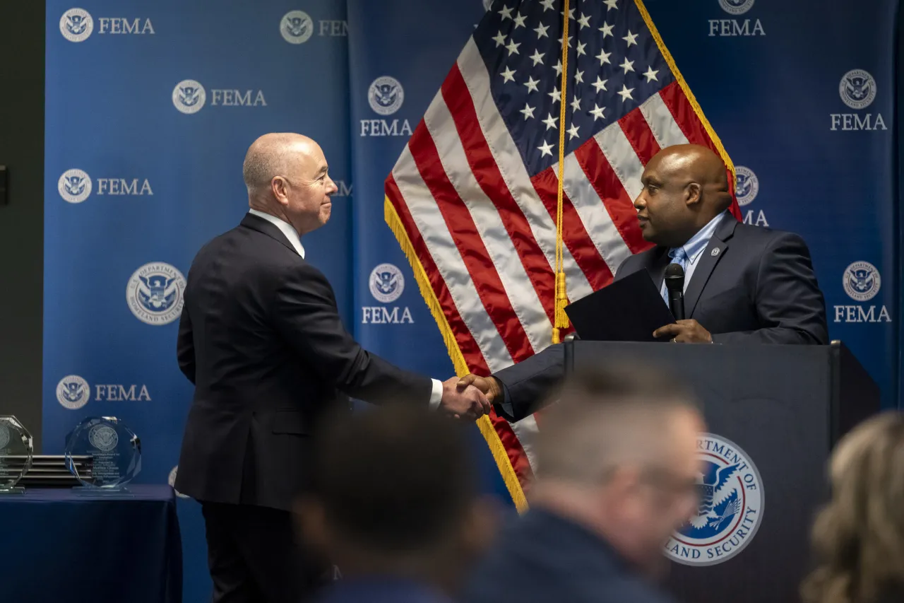 Image: FEMA Deputy Administrator Erik Hooks Gives Remarks During the 2023 Secretary’s Awards (020)