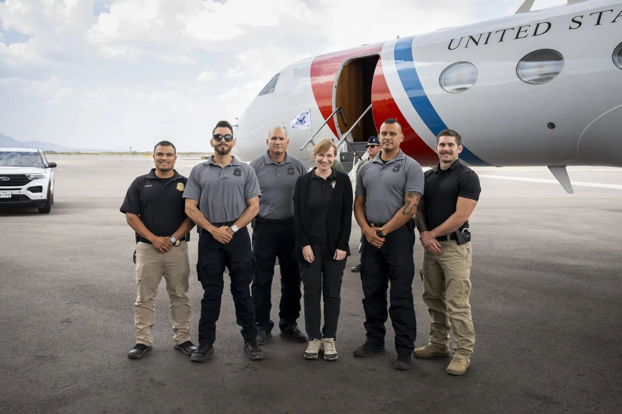 Image: DHS Acting Deputy Secretary Kristie Canegallo Departs El Paso Texas  (119)