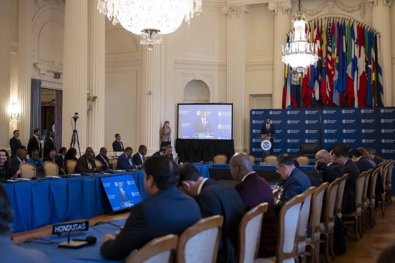 Image: DHS Acting Deputy Secretary Kristie Canegallo Gives Opening Remarks for the Western Hemisphere Cyber Conference  (001)