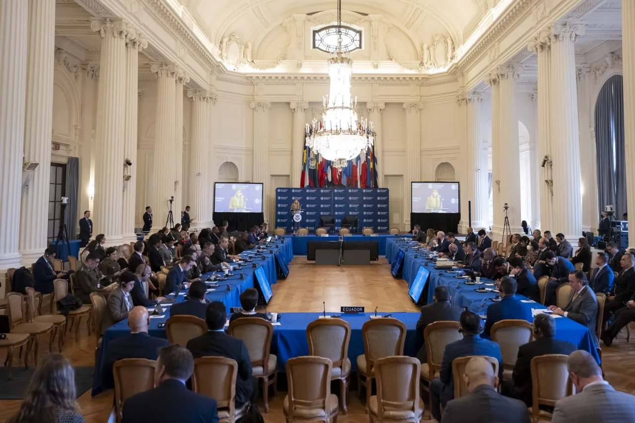 Image: DHS Acting Deputy Secretary Kristie Canegallo Gives Opening Remarks for the Western Hemisphere Cyber Conference  (007)