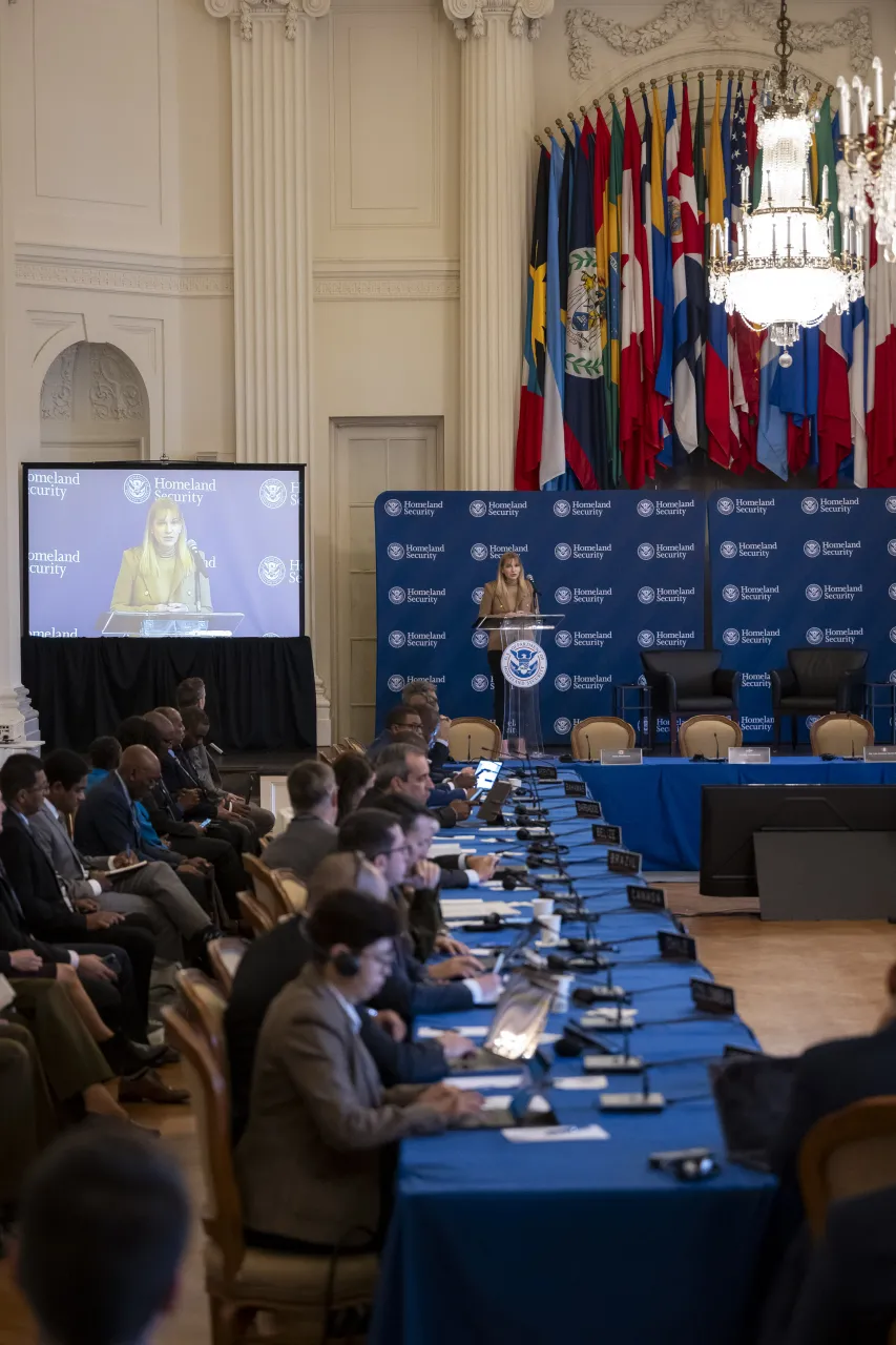 Image: DHS Acting Deputy Secretary Kristie Canegallo Gives Opening Remarks for the Western Hemisphere Cyber Conference  (008)