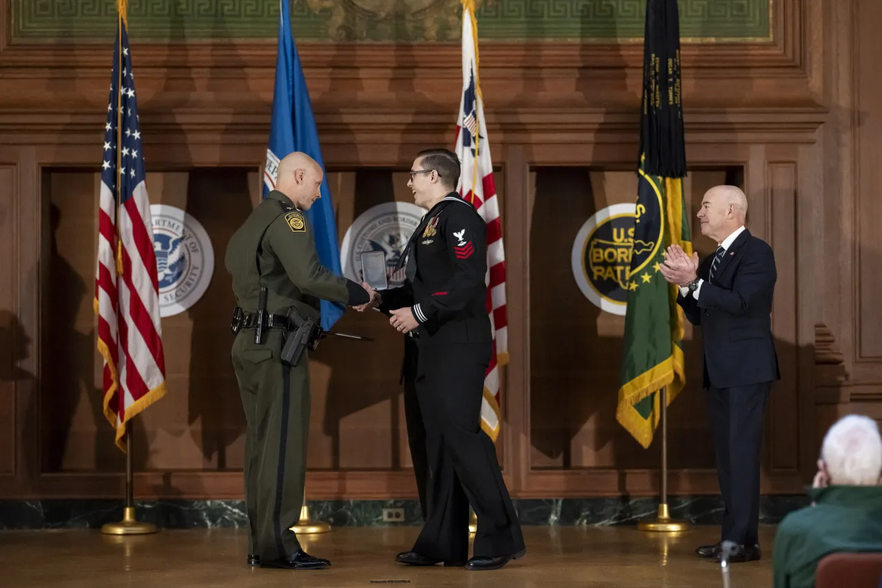 Image: DHS Secretary Alejandro Mayorkas Participates in the CBP Change of Command Ceremony   (034)