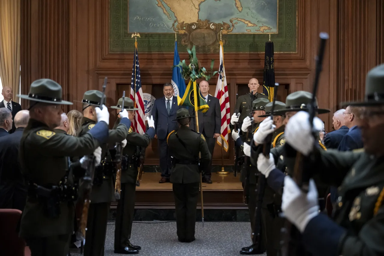 Image: DHS Secretary Alejandro Mayorkas Participates in the CBP Change of Command Ceremony   (047)