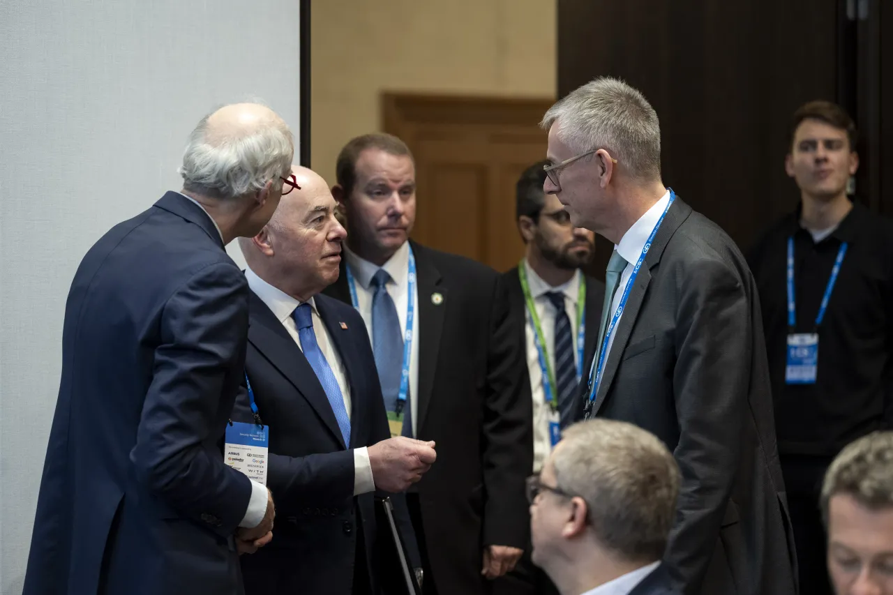 Image: DHS Secretary Alejandro Mayorkas Gives Remarks During the Munich Cyber Security Conference (009)