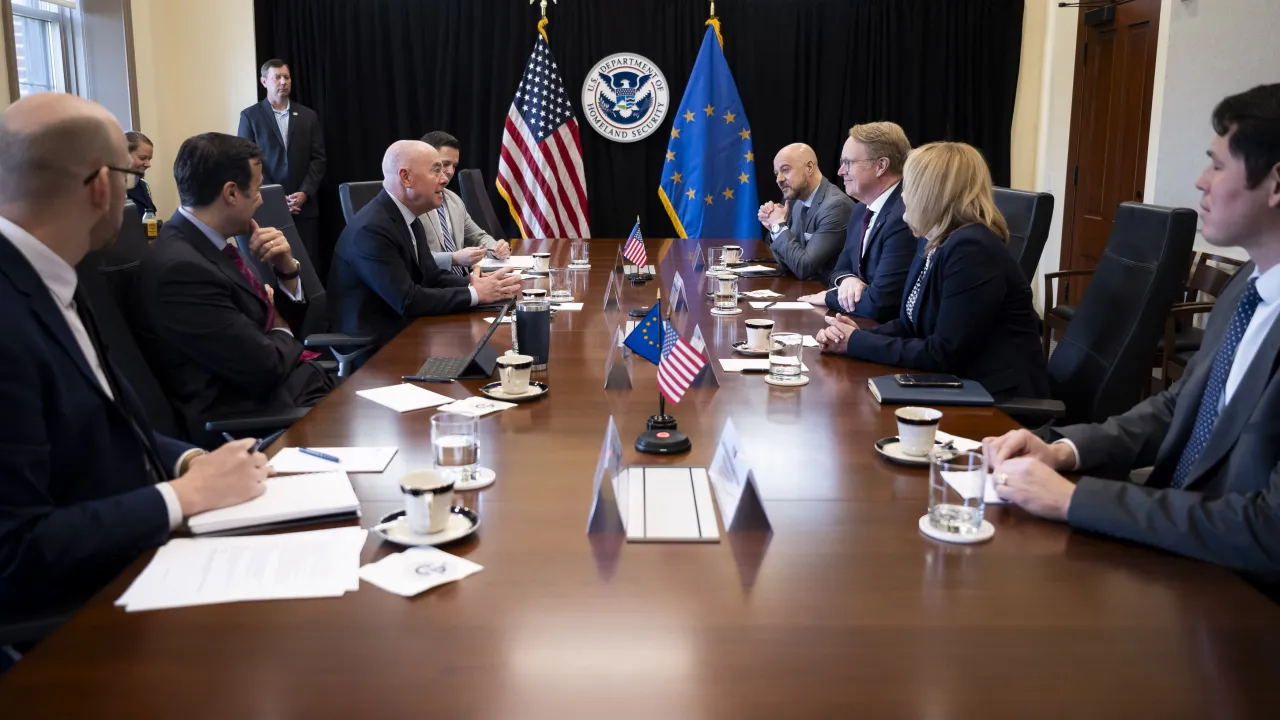 Image: DHS Secretary Alejandro Mayorkas Participates in a Bilateral Meeting with Frontex Delegation  (004)