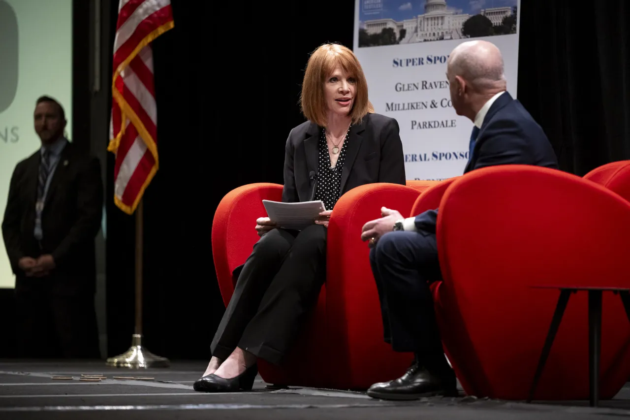 Image: DHS Secretary Alejandro Mayorkas Participates in a Fireside Chat at the NCTO 2024 Annual Meeting (006)