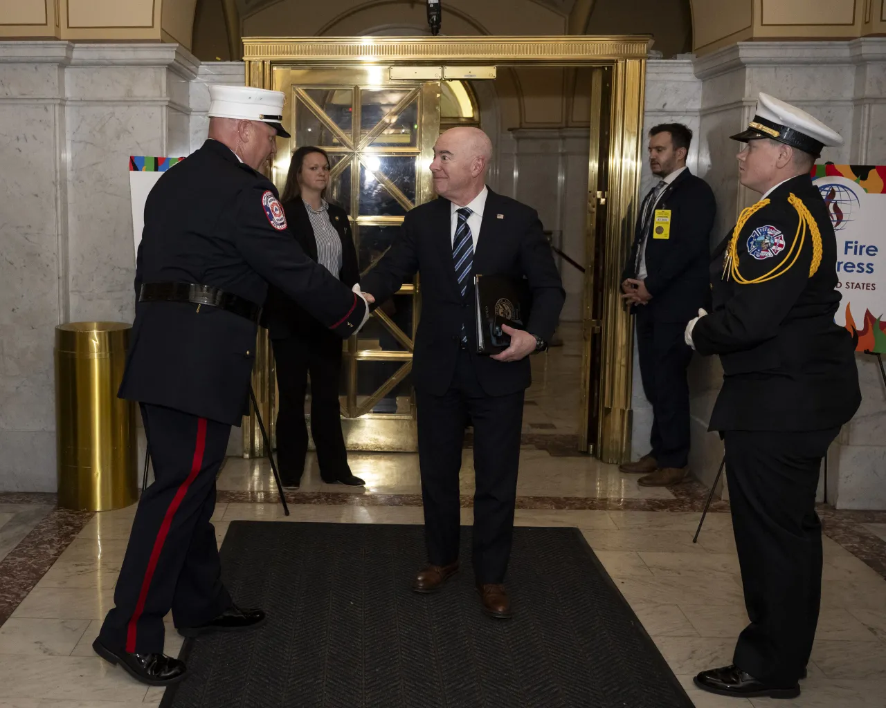 DHS Secretary Alejandro Mayorkas Gives Remarks During the Inaugural ...