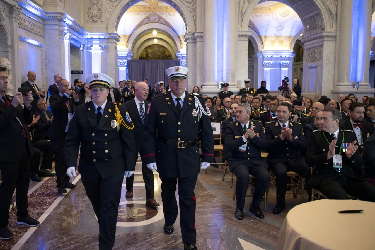 DHS Secretary Alejandro Mayorkas Gives Remarks During the Inaugural ...