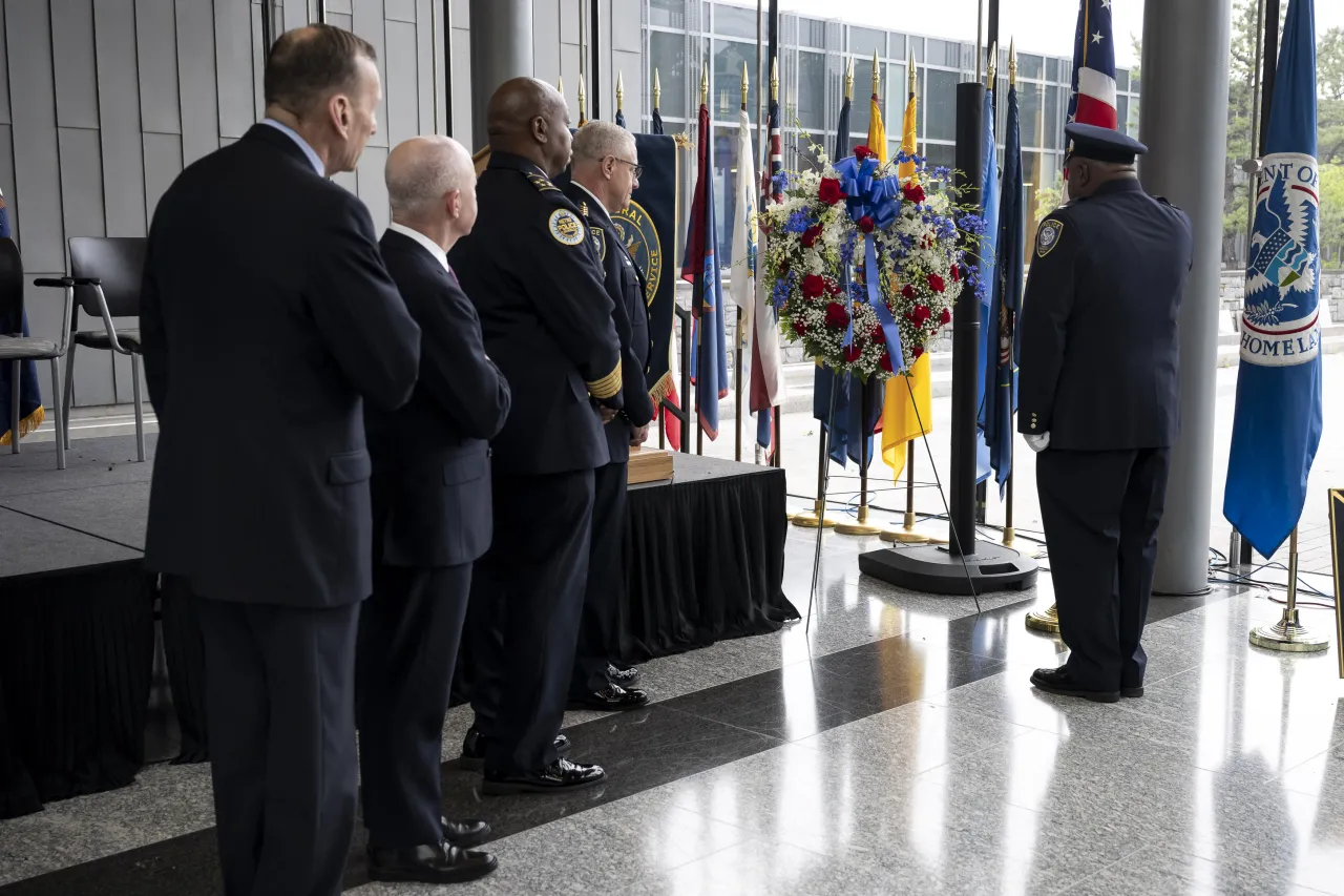 Image: DHS Secretary Alejandro Mayorkas Attends the Annual FPS Wreath Laying Ceremony  (037)