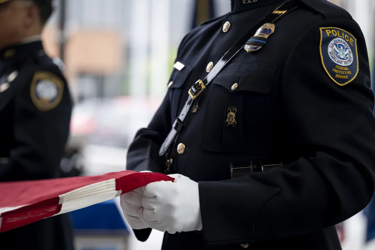 Image: DHS Secretary Alejandro Mayorkas Attends the Annual FPS Wreath Laying Ceremony  (051)