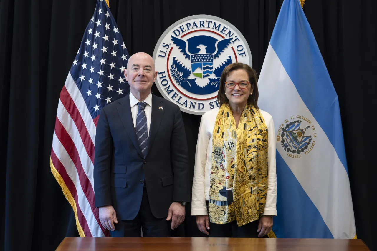 Image: DHS Secretary Alejandro Mayorkas Participates in a Bilateral Meeting with Salvadoran Foreign Minister Alexandra Hill Tinoco (008)
