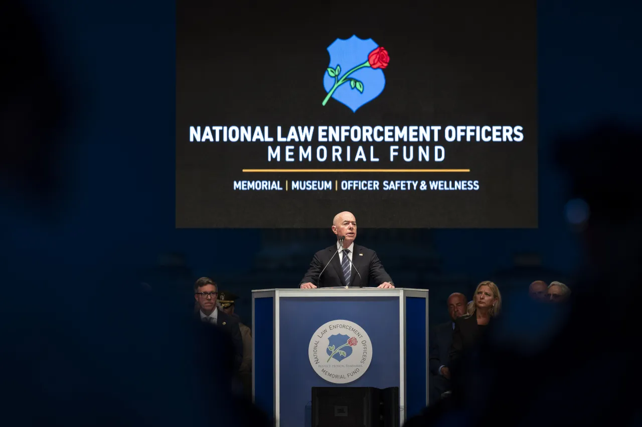 Image: DHS Secretary Alejandro Mayorkas Participates in the Annual Candlelight Vigil on the National Mall (015)