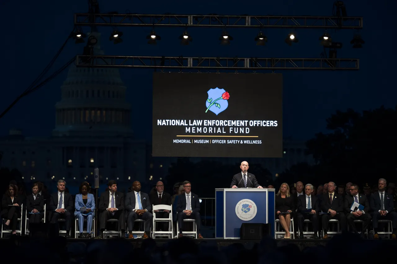 Image: DHS Secretary Alejandro Mayorkas Participates in the Annual Candlelight Vigil on the National Mall (019)