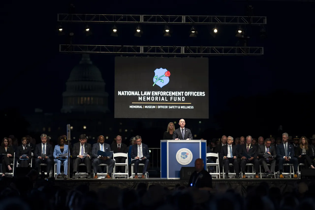 Image: DHS Secretary Alejandro Mayorkas Participates in the Annual Candlelight Vigil on the National Mall (021)