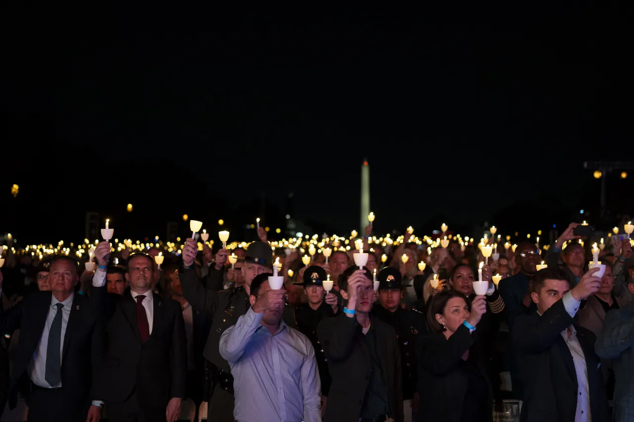 Image: DHS Secretary Alejandro Mayorkas Participates in the Annual Candlelight Vigil on the National Mall (032)