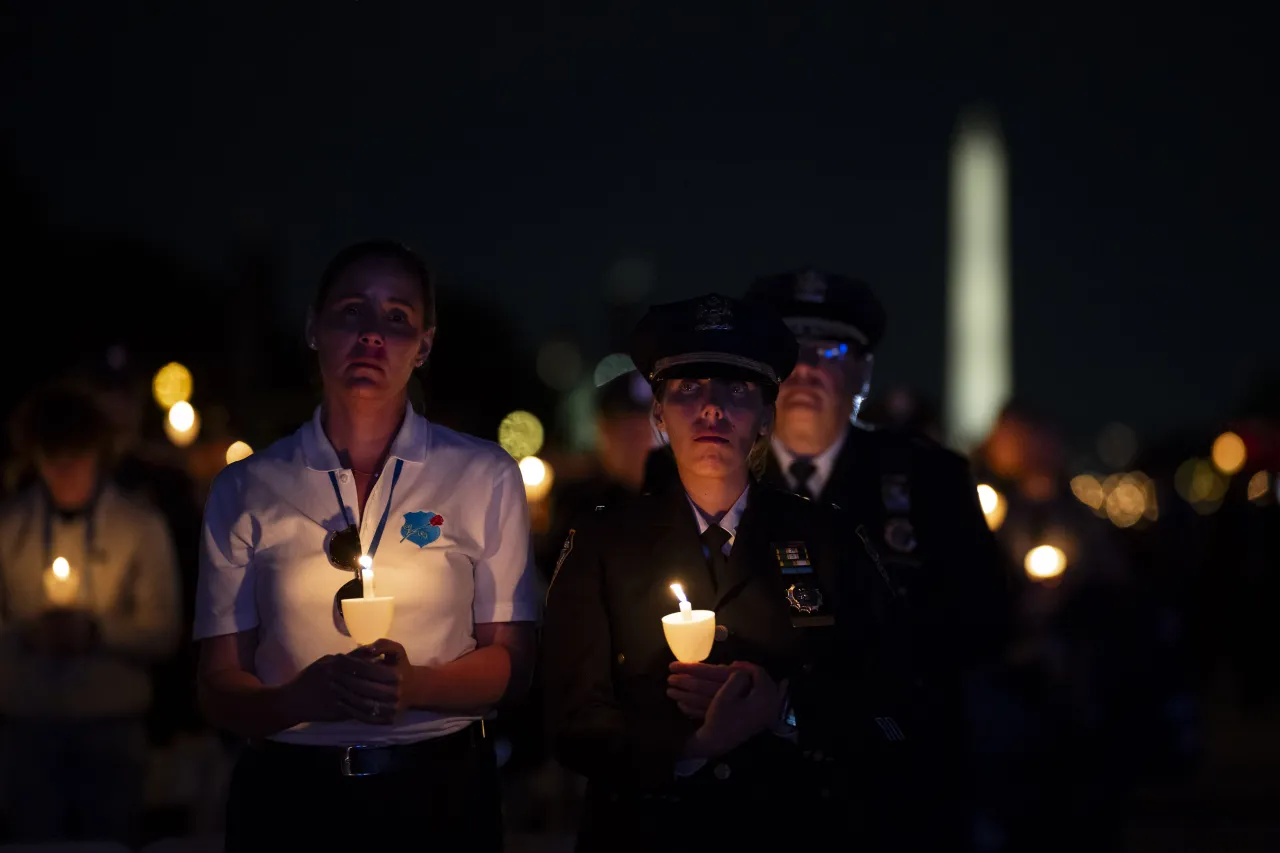 Image: DHS Secretary Alejandro Mayorkas Participates in the Annual Candlelight Vigil on the National Mall (048)