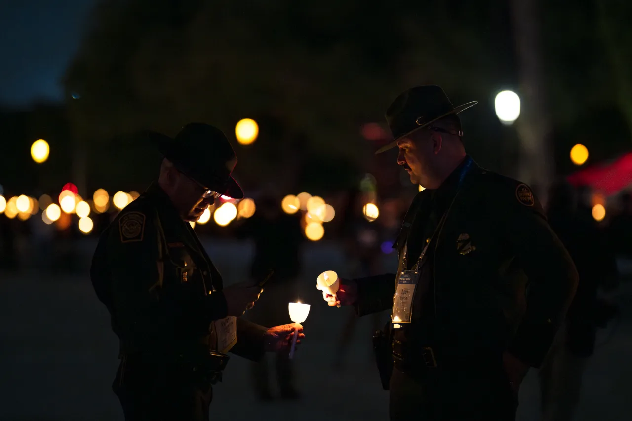 Image: DHS Secretary Alejandro Mayorkas Participates in the Annual Candlelight Vigil on the National Mall (050)