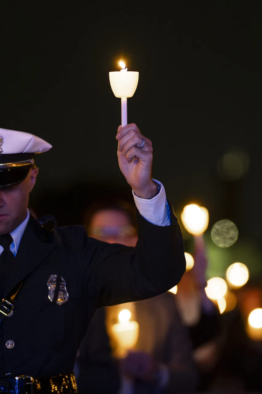 Image: DHS Secretary Alejandro Mayorkas Participates in the Annual Candlelight Vigil on the National Mall (059)