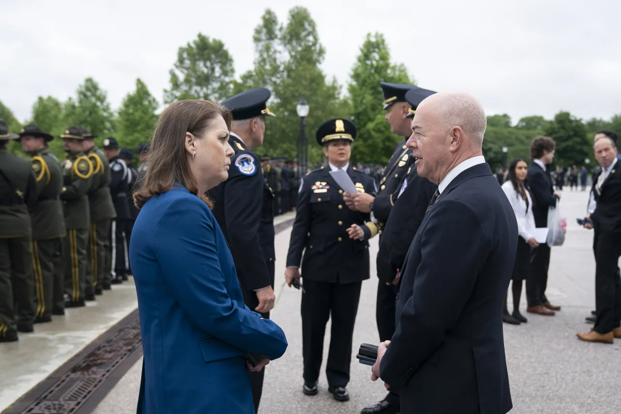 Image: DHS Secretary Alejandro Mayorkas Participates in the Annual National Peace Officers’ Memorial (018)
