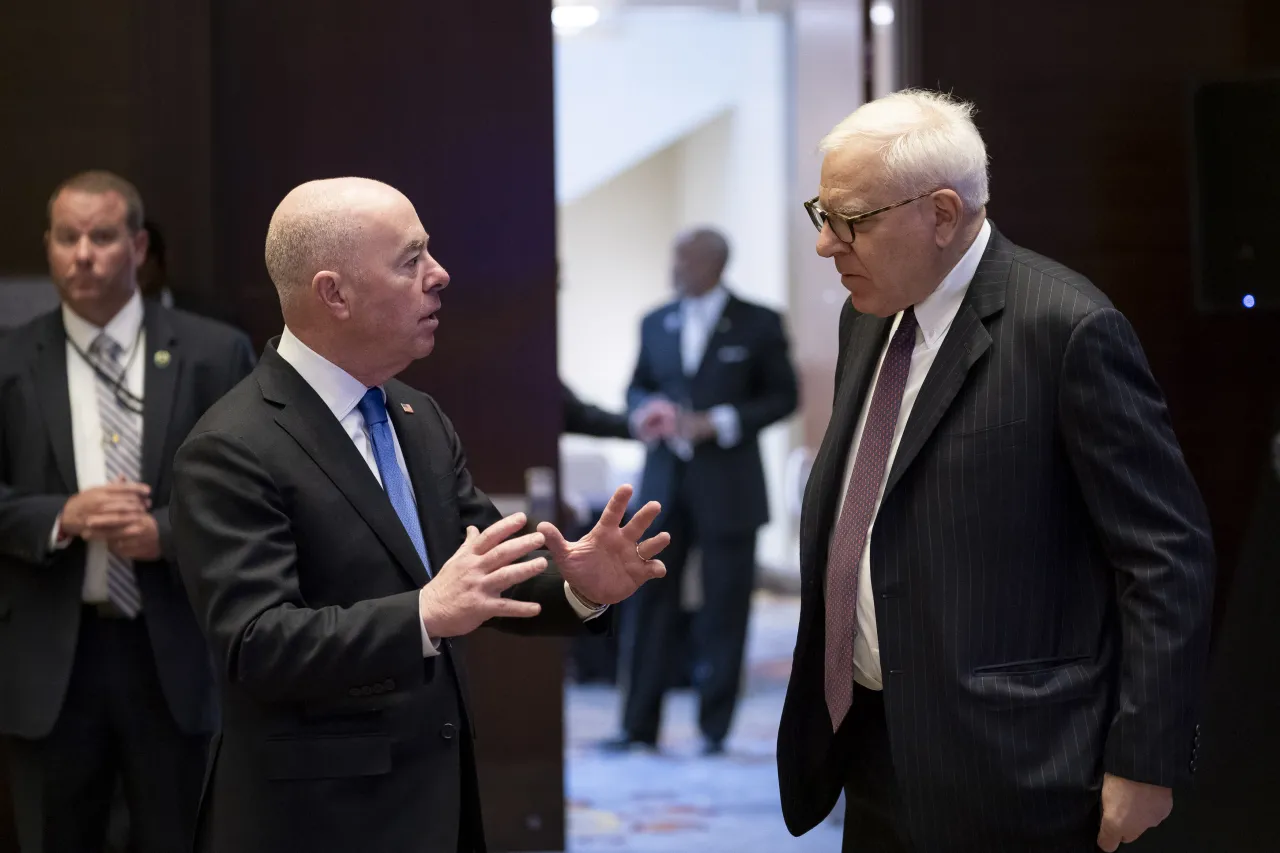 Image: DHS Secretary Alejandro Mayorkas Participates in a Fireside Chat with David Rubenstein  (010)