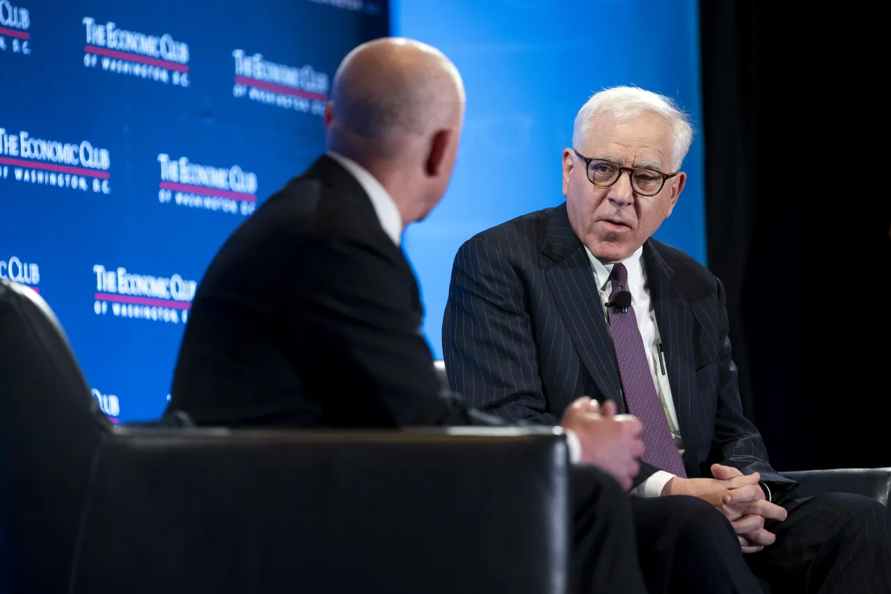 Image: DHS Secretary Alejandro Mayorkas Participates in a Fireside Chat with David Rubenstein  (014)