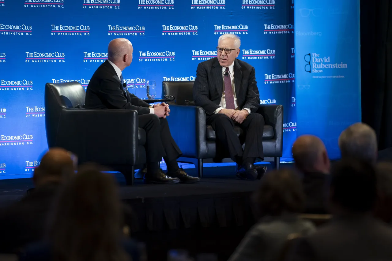 Image: DHS Secretary Alejandro Mayorkas Participates in a Fireside Chat with David Rubenstein  (031)