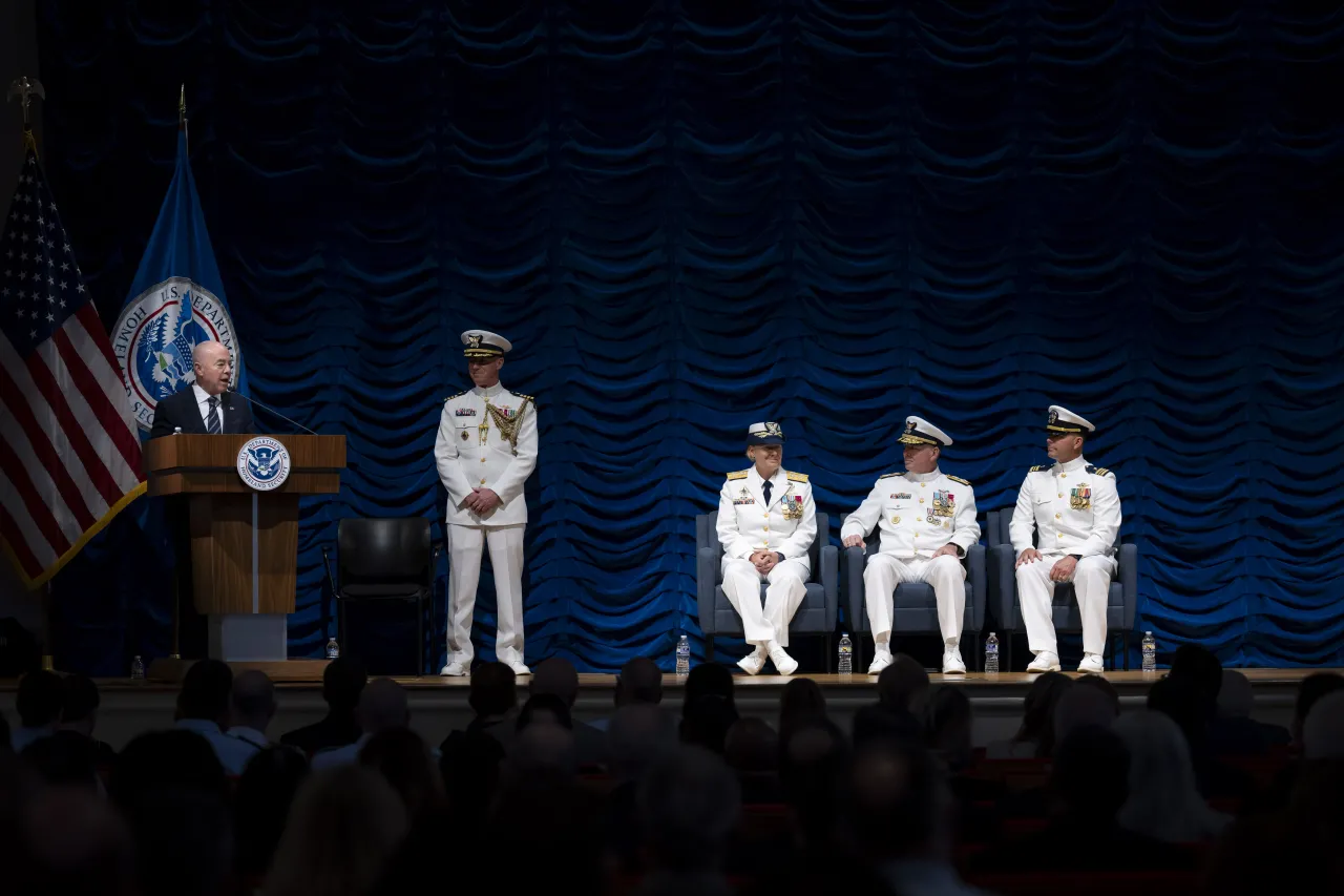 Image: DHS Secretary Alejandro Mayorkas Attends the USCG Vice Commandant’s Change of Watch  (017)