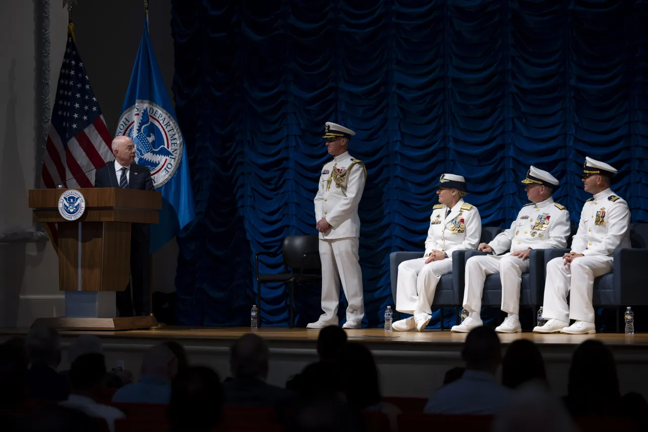 Image: DHS Secretary Alejandro Mayorkas Attends the USCG Vice Commandant’s Change of Watch  (019)