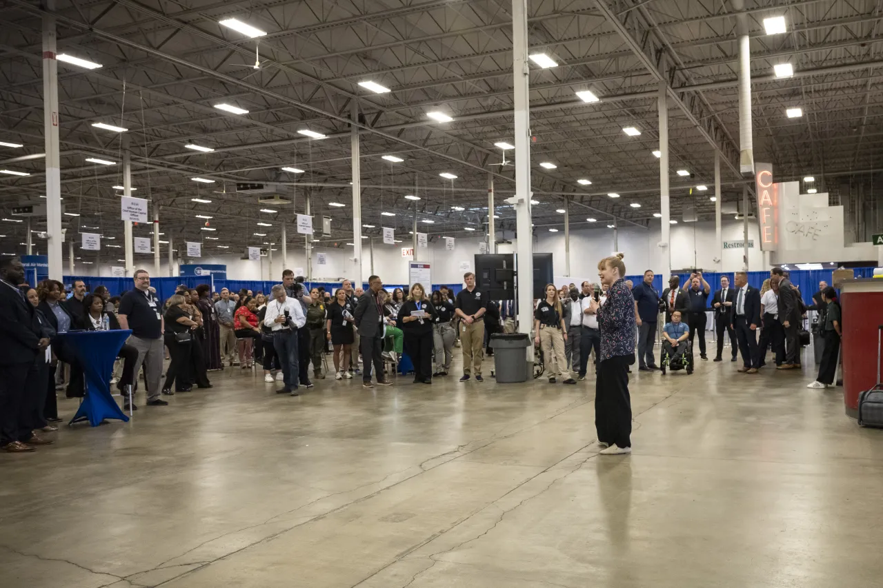 Image: DHS Senior Official Performing the Duties of the Deputy Secretary, Kristie Canegallo, Gives Remarks at the DHS Career Expo Kick-Off (005)