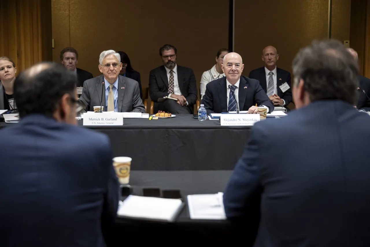 Image: DHS Secretary Alejandro Mayorkas Attends the U.S.-Canada Cross Border Crime Forum  (017)