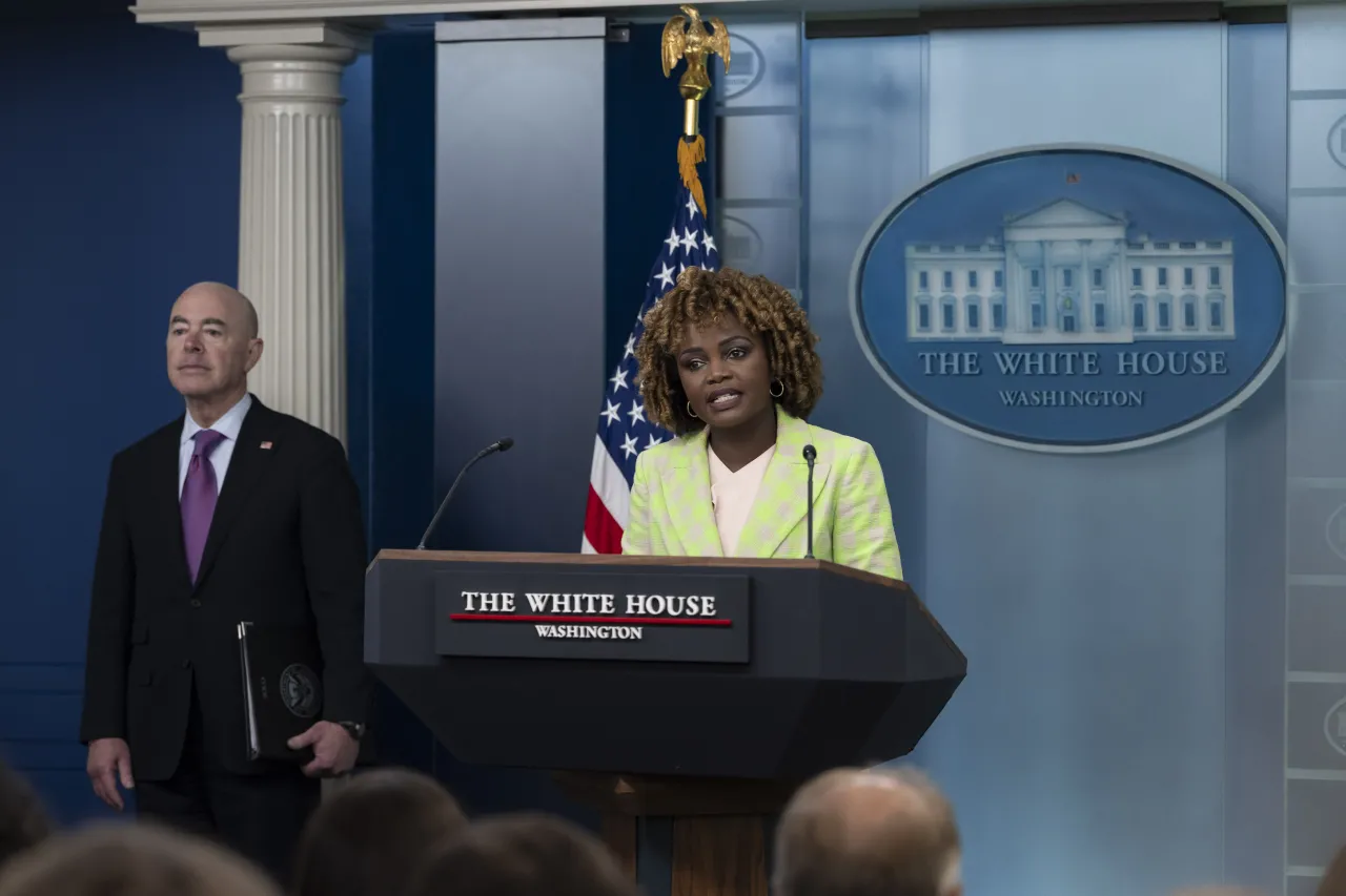 Image: DHS Secretary Alejandro Mayorkas Speaks at a White House Briefing  (001)