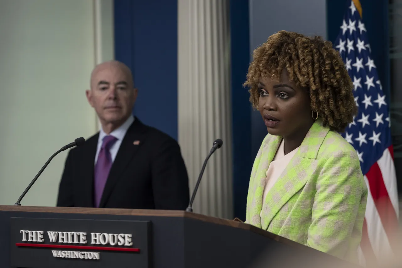 Image: DHS Secretary Alejandro Mayorkas Speaks at a White House Briefing  (003)