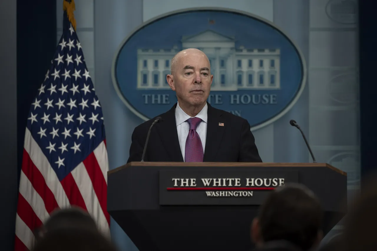 Image: DHS Secretary Alejandro Mayorkas Speaks at a White House Briefing  (015)