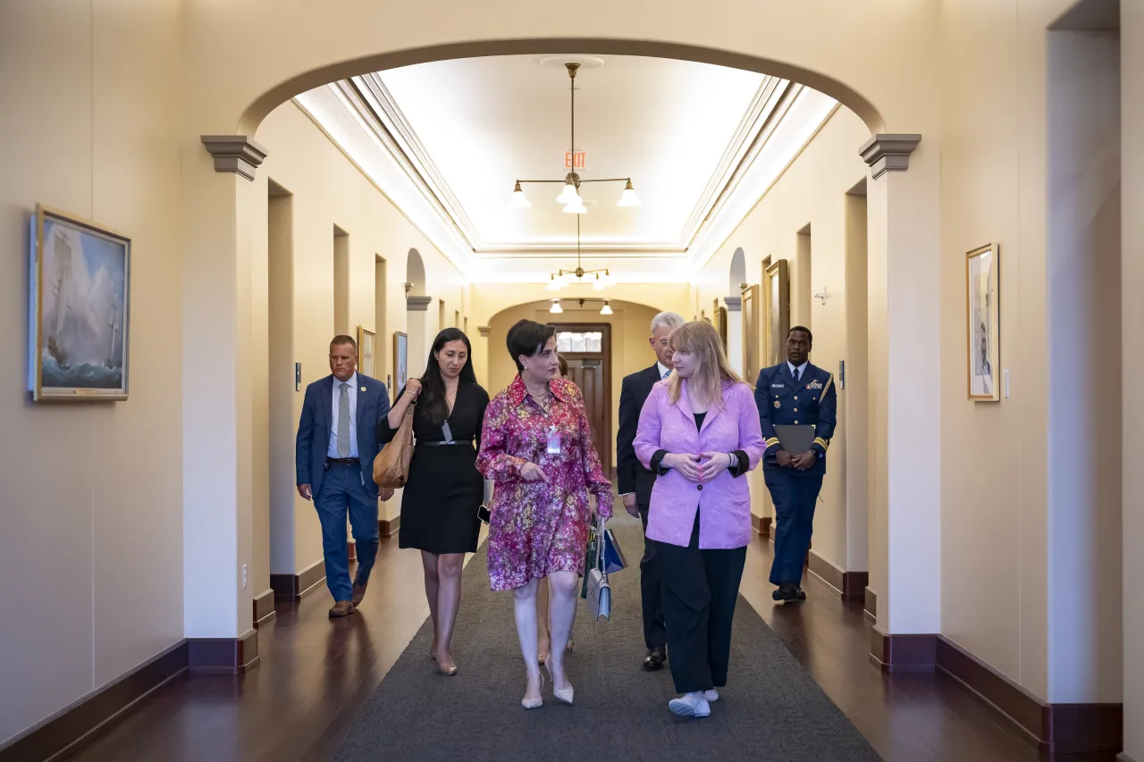 Image: Department of Homeland Security (DHS), Senior Official Performing the Duties of the Deputy Secretary, Kristie Canegallo, attends a Bilateral Meeting with Ecuadorian Minister of Foreign Affairs and Human Mobility  (003)