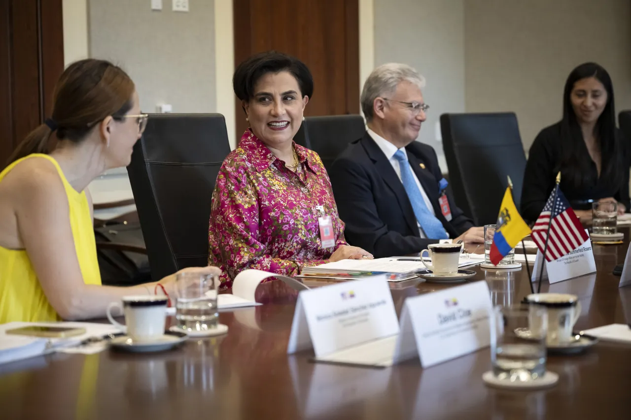 Image: Department of Homeland Security (DHS), Senior Official Performing the Duties of the Deputy Secretary, Kristie Canegallo, attends a Bilateral Meeting with Ecuadorian Minister of Foreign Affairs and Human Mobility  (008)