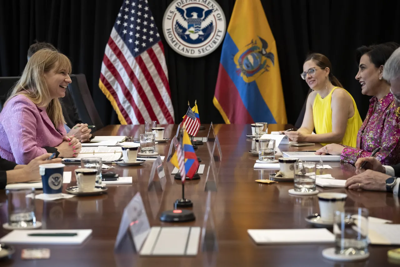 Image: Department of Homeland Security (DHS), Senior Official Performing the Duties of the Deputy Secretary, Kristie Canegallo, attends a Bilateral Meeting with Ecuadorian Minister of Foreign Affairs and Human Mobility  (013)