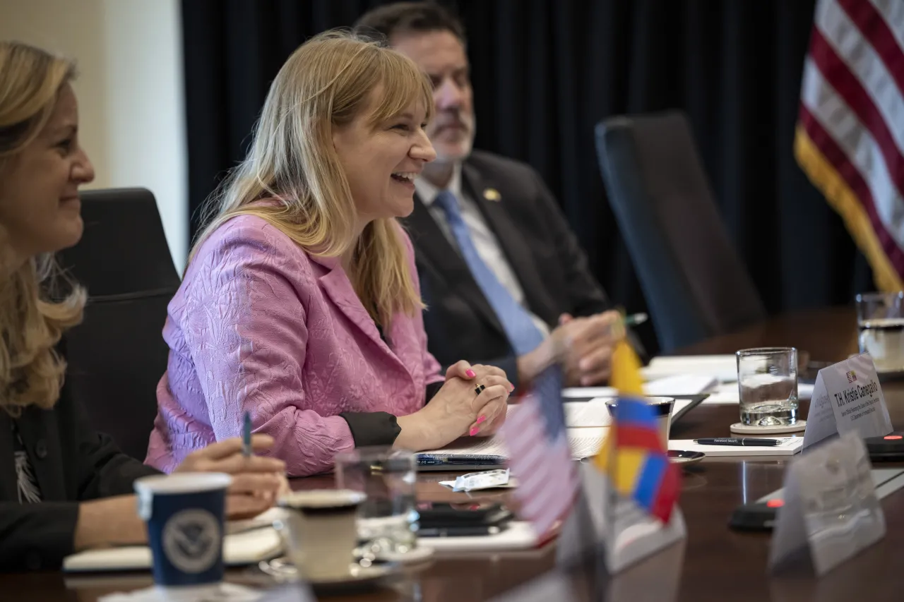 Image: Department of Homeland Security (DHS), Senior Official Performing the Duties of the Deputy Secretary, Kristie Canegallo, attends a Bilateral Meeting with Ecuadorian Minister of Foreign Affairs and Human Mobility  (015)